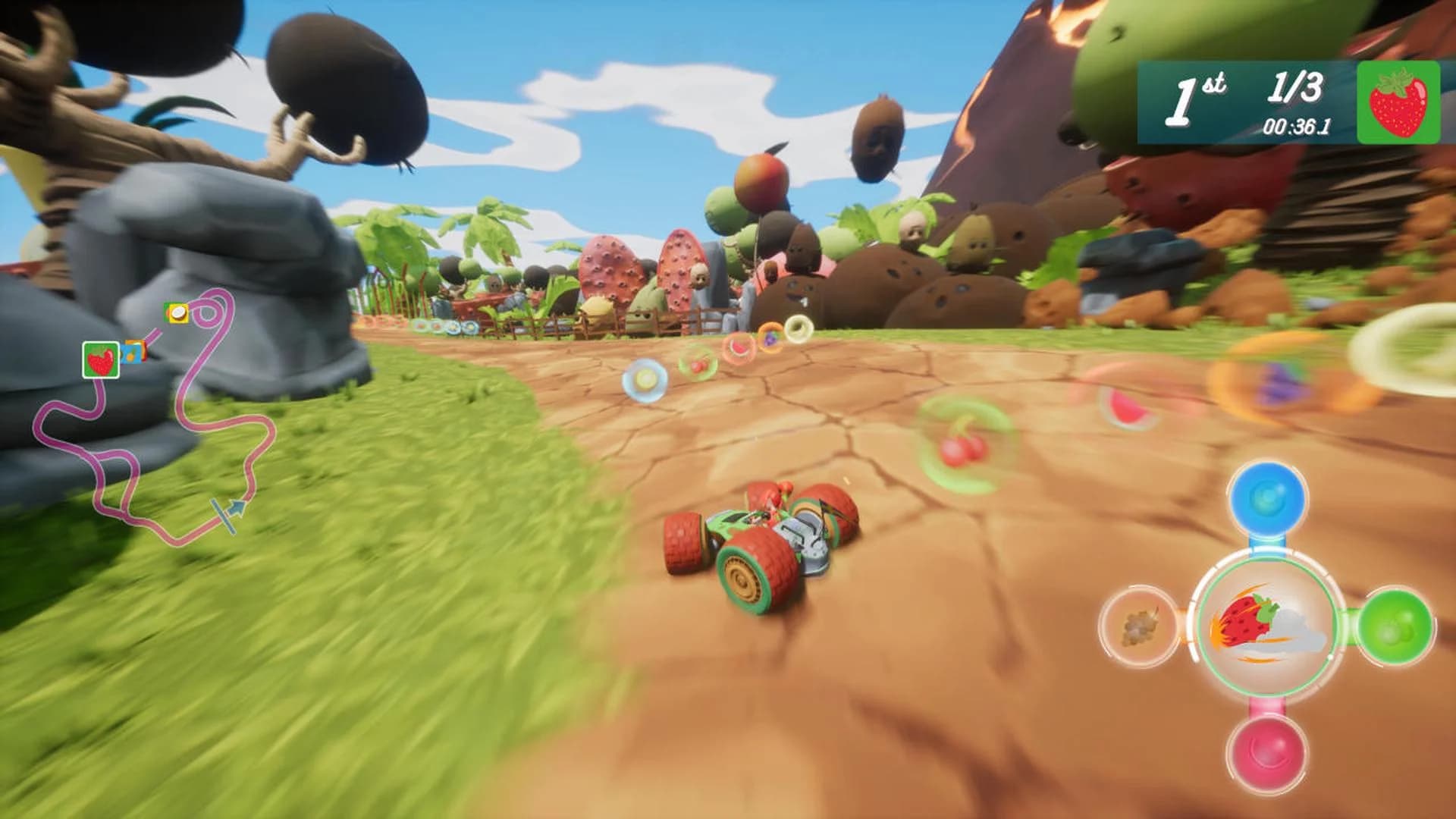 All-Star Fruit Racing screenshot 1