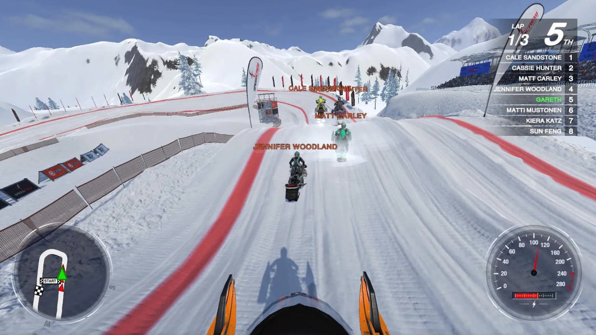 Snow Moto Racing Freedom screenshot 3