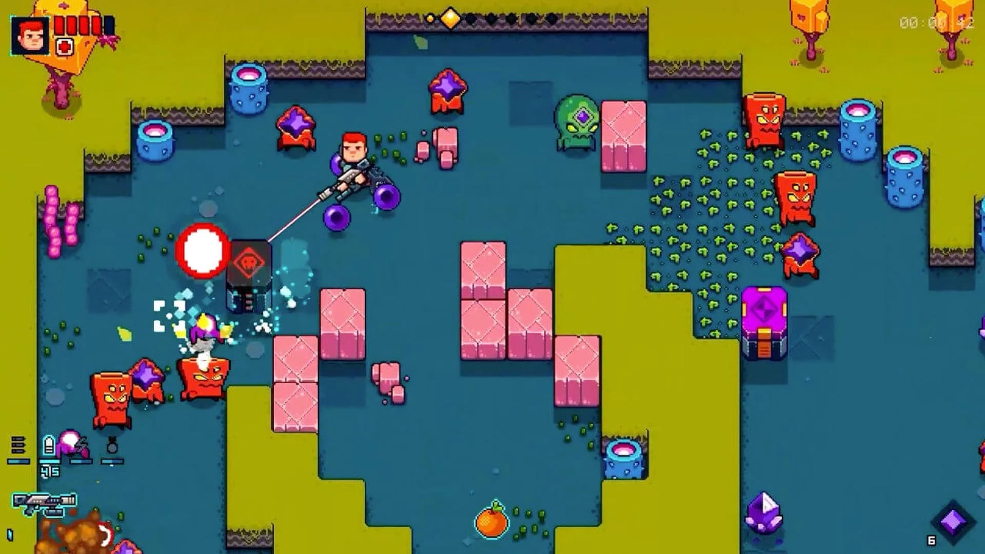 Space Robinson: Hardcore Roguelike Action screenshot 2