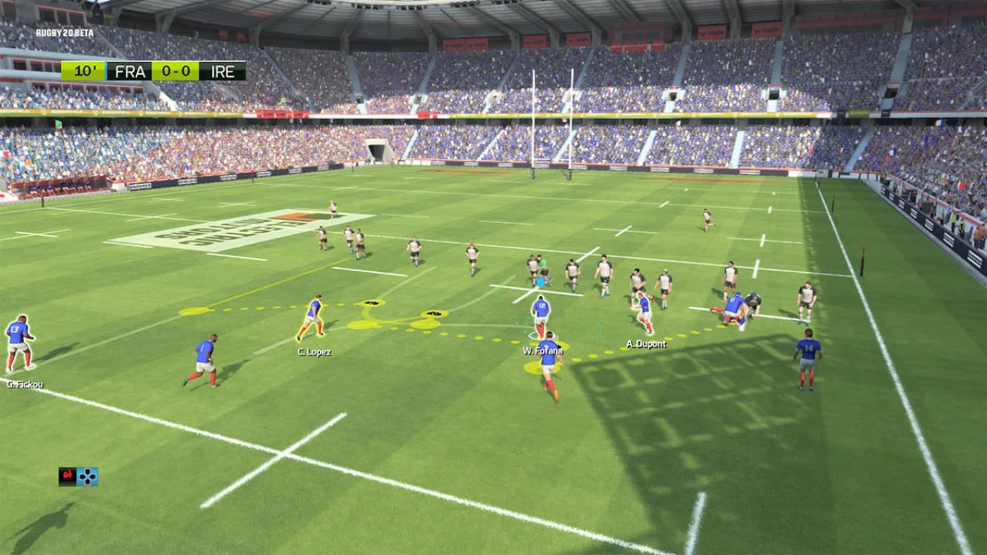 Rugby 20 screenshot 1