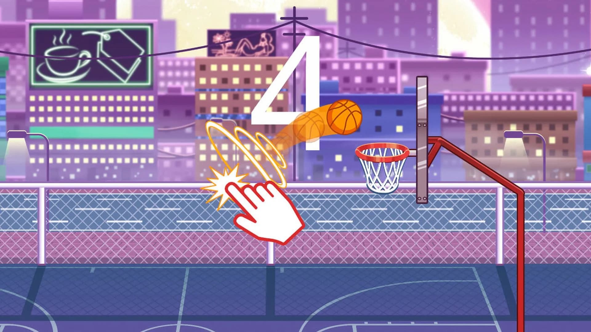 Basketball Serial Shooter screenshot 2
