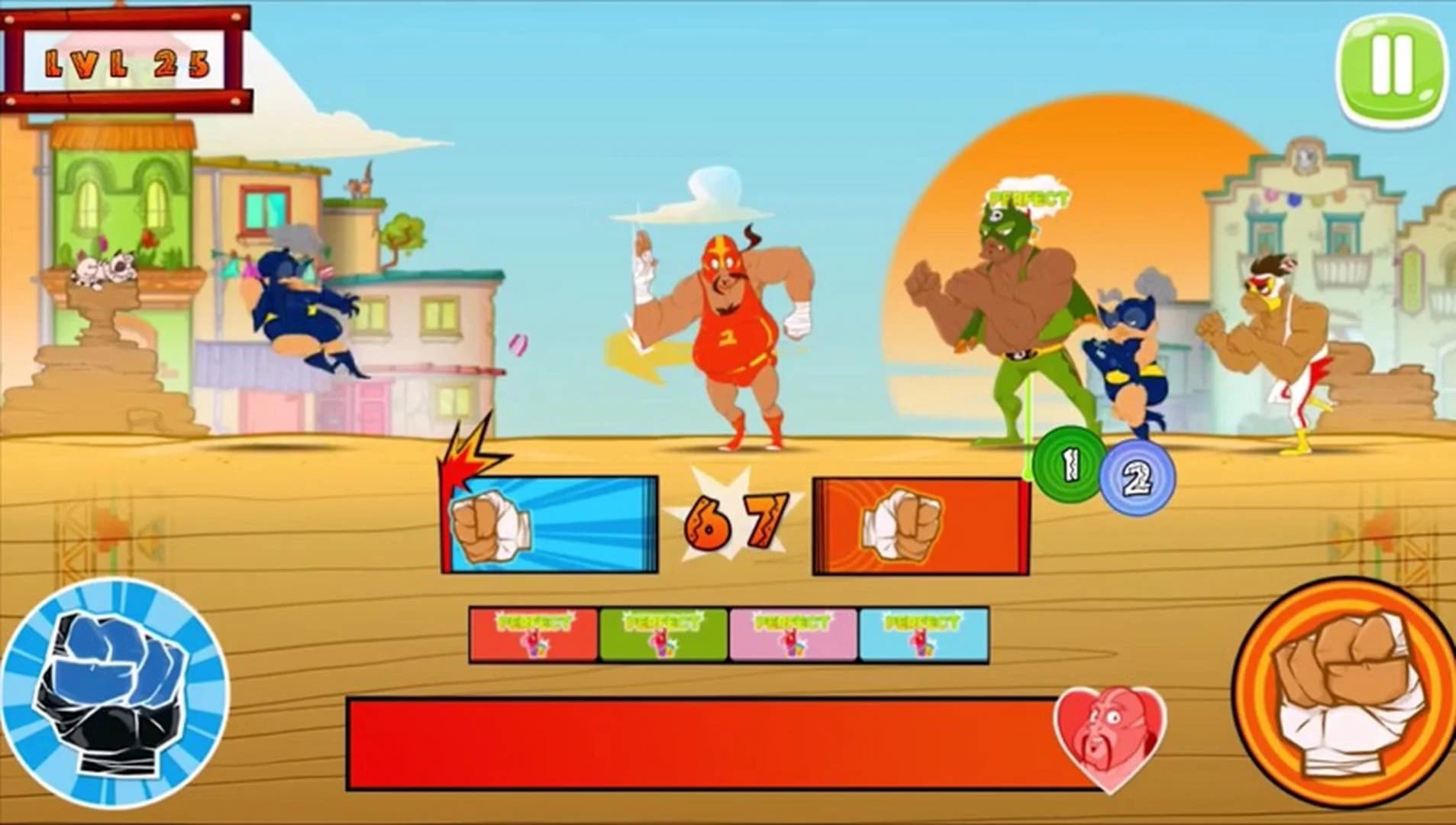 Super Wrestlers: Slaps' Fury screenshot 1