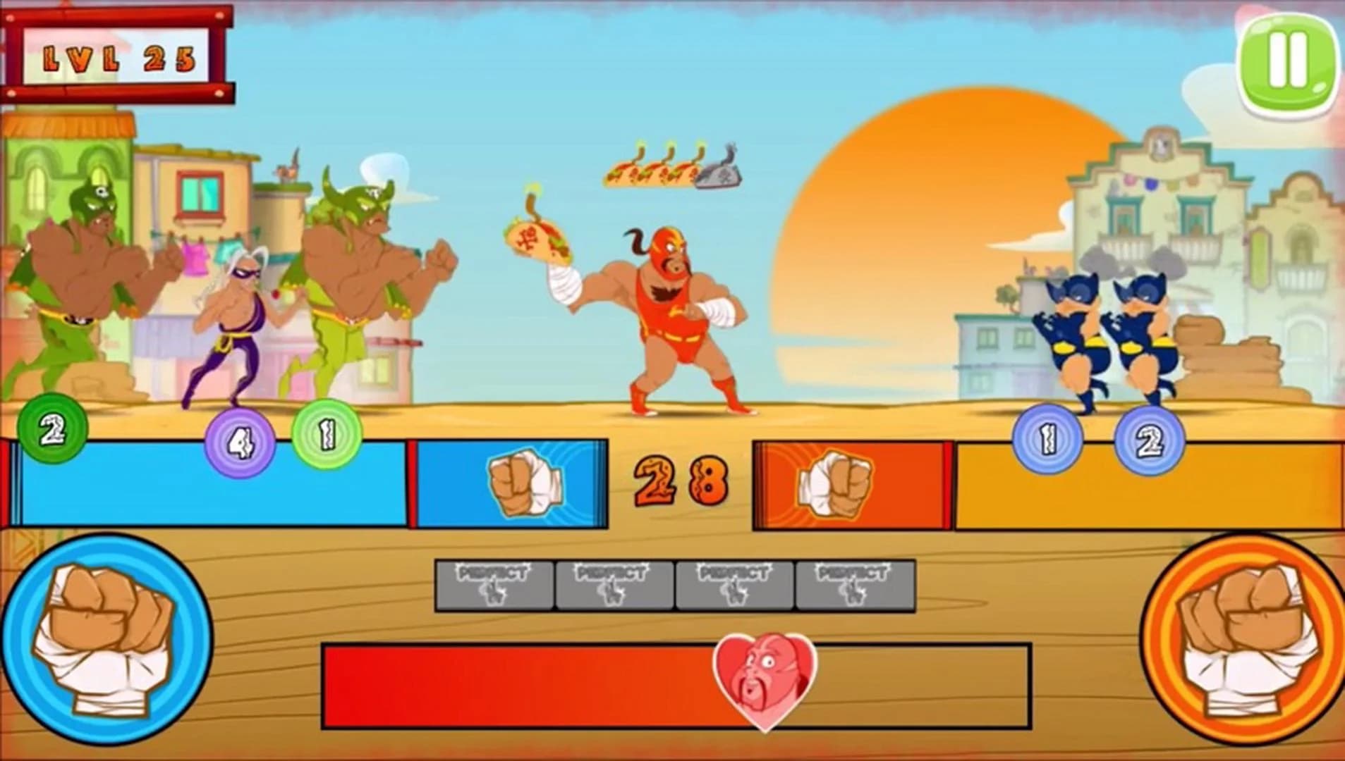 Super Wrestlers: Slaps' Fury screenshot 3