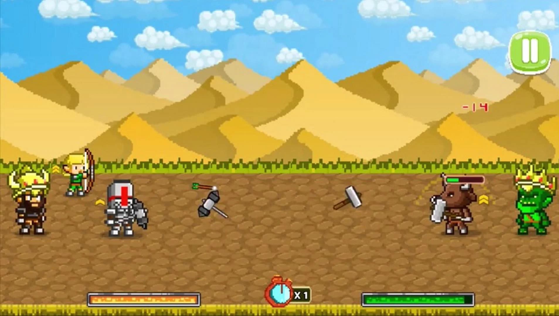 Mini Fighters: Quest & battle screenshot 1