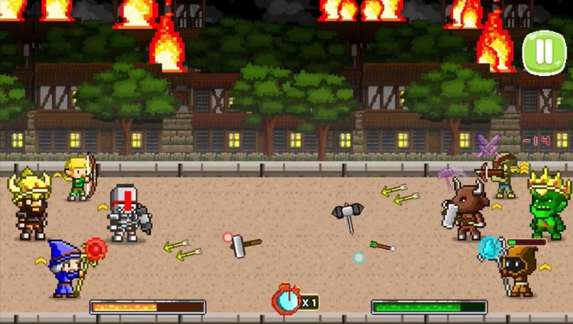 Mini Fighters: Quest & battle screenshot 2